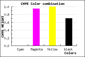 #4C0400 color CMYK mixer