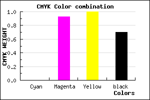 #4C0500 color CMYK mixer