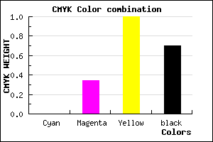 #4C3200 color CMYK mixer