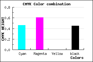 #4C378D color CMYK mixer