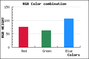 rgb background color #4C3E6A mixer