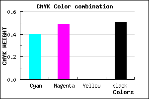 #4C407E color CMYK mixer