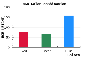 rgb background color #4C409C mixer