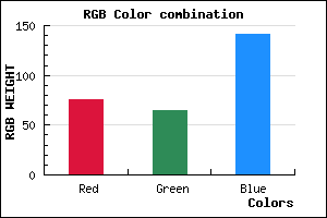 rgb background color #4C418D mixer