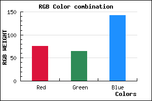 rgb background color #4C418E mixer
