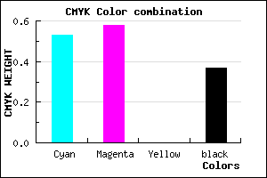 #4C43A1 color CMYK mixer