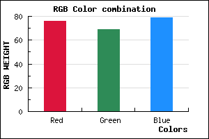 rgb background color #4C454F mixer