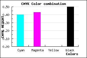 #4C487F color CMYK mixer