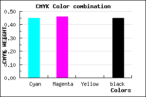 #4C4B8B color CMYK mixer