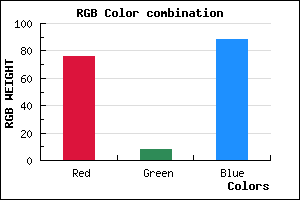 rgb background color #4C0858 mixer