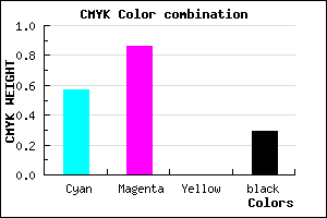 #4D1AB5 color CMYK mixer