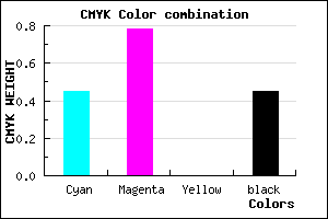 #4D1F8D color CMYK mixer