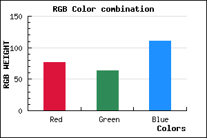 rgb background color #4D3F6F mixer