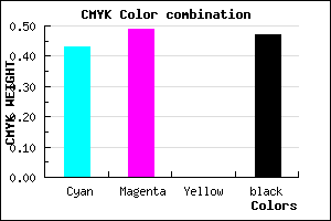 #4D4587 color CMYK mixer