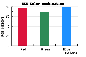 rgb background color #4D454F mixer