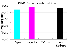 #4D488A color CMYK mixer