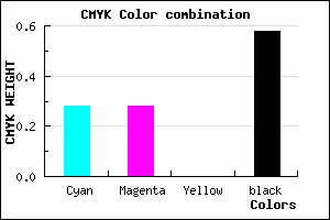 #4D4D6B color CMYK mixer