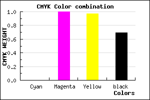 #4E0002 color CMYK mixer