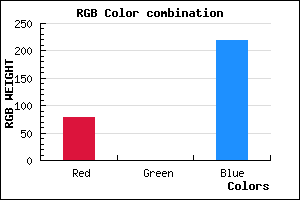 rgb background color #4E00DB mixer