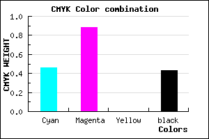 #4E1291 color CMYK mixer