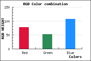 rgb background color #4E356B mixer