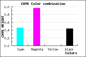#4E0690 color CMYK mixer