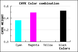#4E3E7A color CMYK mixer