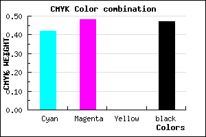#4E4686 color CMYK mixer