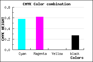 #4E47B9 color CMYK mixer