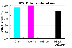 #4E4993 color CMYK mixer