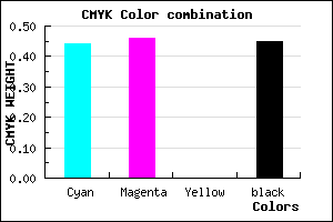 #4E4B8B color CMYK mixer