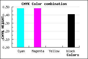 #4E4E96 color CMYK mixer