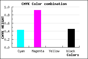 #4F0B8B color CMYK mixer