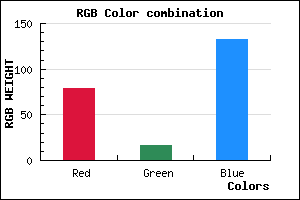 rgb background color #4F1084 mixer