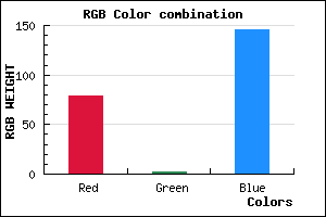 rgb background color #4F0292 mixer