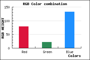 rgb background color #4F1685 mixer