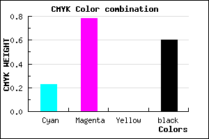 #4F1767 color CMYK mixer