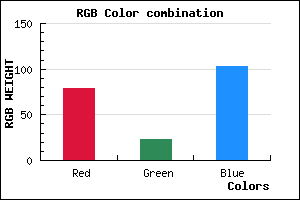 rgb background color #4F1767 mixer