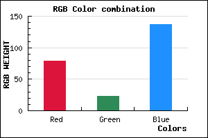 rgb background color #4F1789 mixer