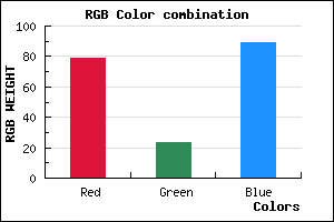 rgb background color #4F1759 mixer