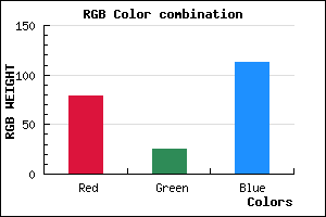 rgb background color #4F1971 mixer