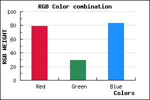 rgb background color #4F1D53 mixer