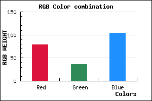 rgb background color #4F2468 mixer