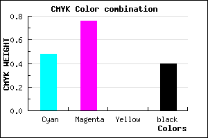 #4F2499 color CMYK mixer