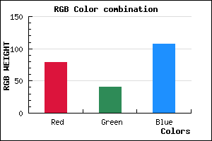 rgb background color #4F296B mixer