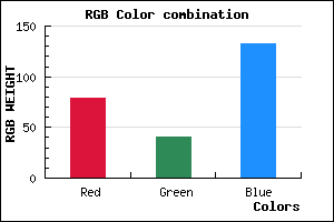 rgb background color #4F2985 mixer