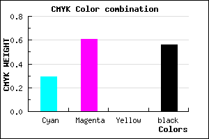 #4F2B6F color CMYK mixer