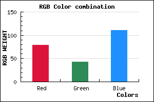 rgb background color #4F2B6F mixer