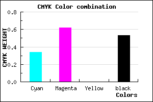 #4F2E78 color CMYK mixer