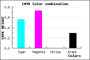 #4F30B4 color CMYK mixer